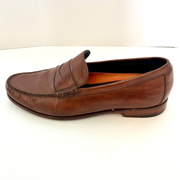 Cole Haan Penny Loafer light brown leather size men’s 9 - Picture 4 of 14